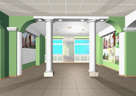 Холл института Мордовгражданпроект